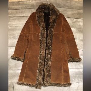 Wilson’s suede leather coat